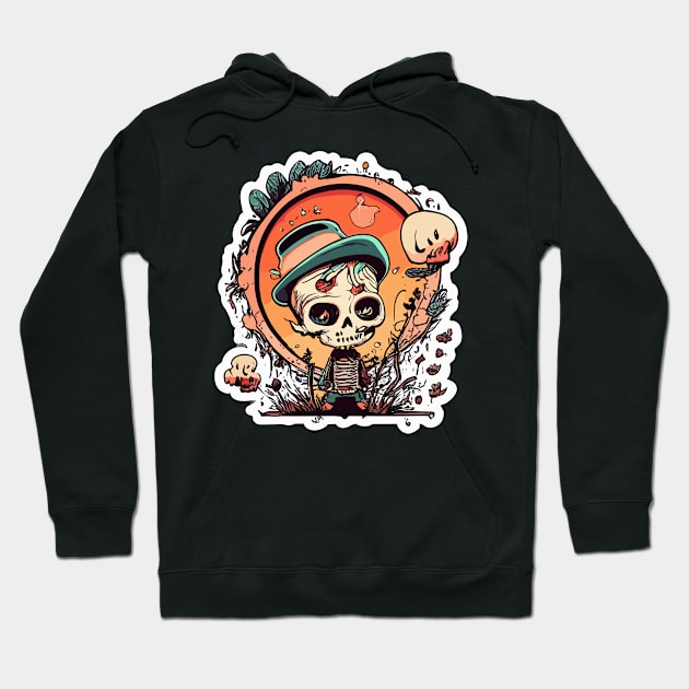 Zombie Skeleton | Halloween | Skeleton Hoodie by kknows